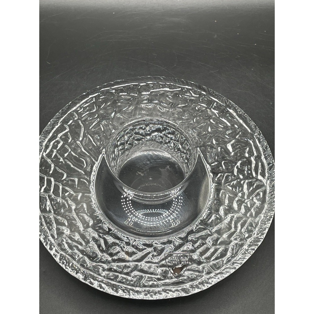 ORREFORS Sweden Crystal Votive Tealight Candle Holder - Picture 3 of 4